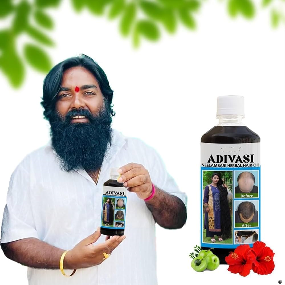 Adivasi Herbal Hair Oil आदिवासी हेयर ऑयल Hair की समस्या से मिलेगी राहत